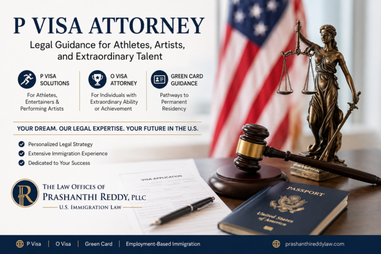 P Visa Attorney: Legal Guidance for Athletes, Artists, and Extraordinary Talent